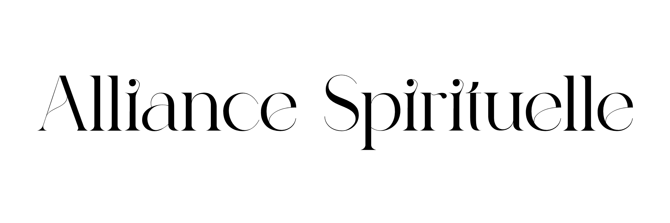 Logo noir Alliance Spirituelle