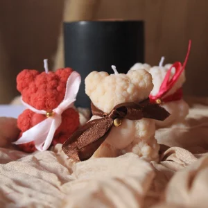 Bougie ourson en coffret découverte