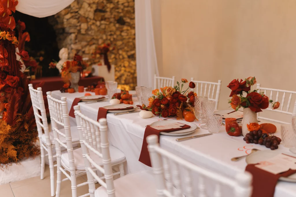 Bougies de mariage personnalisées. Table de cérémonie mariage.