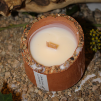 Bougie Cévennes parfum éclats de noisette