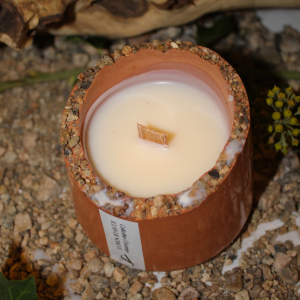 Bougie Cévennes parfum éclats de noisette