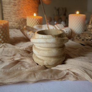 BOUGIE ARTISANALE PARFUMÉE MODÈLE POT SPIRALE